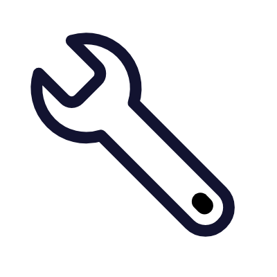 A wrench icon